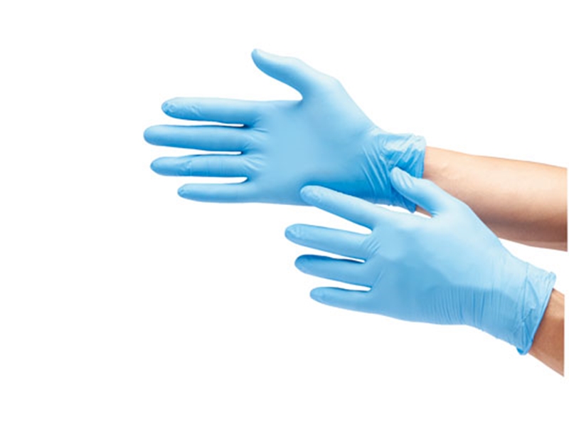 作業用手袋 ニトリル極うす手袋 ＮＹ４４１０ 粉無 Ｍ ブルー ２００枚入