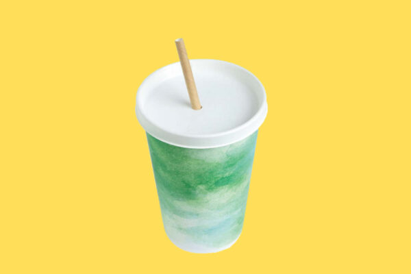 紙製のリッドが登場！プラスチック削減に！